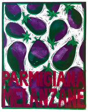 Load image into Gallery viewer, Parmigiana Melanzane Linocut Prints