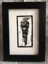 Load image into Gallery viewer, Linocut print small carrot Ingredients prints by Kate Guy Prints