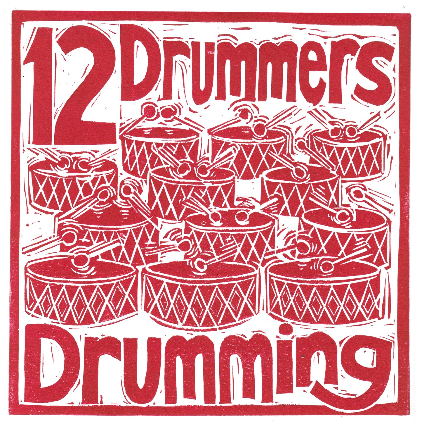The Twelve Days of Christmas Wrapping Paper