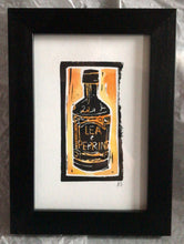 Load image into Gallery viewer, Linocut print Small Lea and Perrins Worcestershire Sauce Ingredients prints by Kate Guy Prints