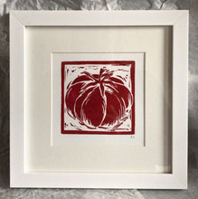 Load image into Gallery viewer, Linocut print beef tomato Ingredients prints by Kate Guy Prints