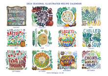 Load image into Gallery viewer, LESS THAN HALF PRICE - Illustrated Seasonal Recipe Calendar 2025
