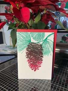Hand Printed Christmas Cards