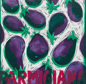 Parmigiana Melanzane Linocut Prints