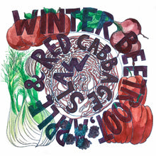 Load image into Gallery viewer, Illustrated seasonal recipe calendar by Kate Guy Prints  2023 February Winter Red Cabbage Slaw
