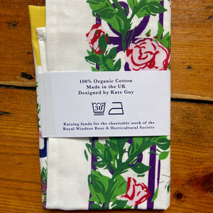Royal Windsor Flower Show 2024 Organic Cotton Tea Towel