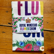 Load image into Gallery viewer, Royal Windsor Flower Show 2024 Organic Cotton Tea Towel
