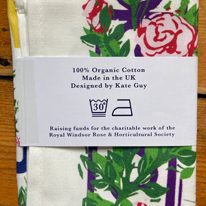 Royal Windsor Flower Show 2024 Organic Cotton Tea Towel