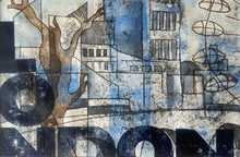 Load image into Gallery viewer, London Cityscapes - Monoprint with Letterpress prints
