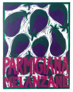Parmigiana Melanzane Linocut Prints