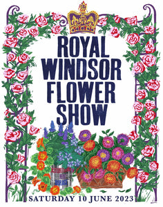 Tote Bag for the Royal Windsor Flower Show 2023 by Kate Guy Prints