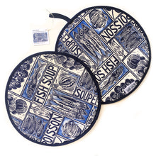 Load image into Gallery viewer, PAIR of Fish Soup Illustrated Recipe Cooker Hob Covers
