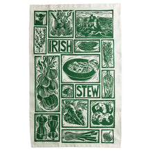 Load image into Gallery viewer, Irish Stew Illustrated Recipe Tea Towel

