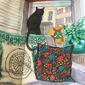 Kate Guy Prints Limited edition linocuts Sketchbook studies