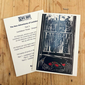 Lockdown 3; Dreaming - Greetings Card