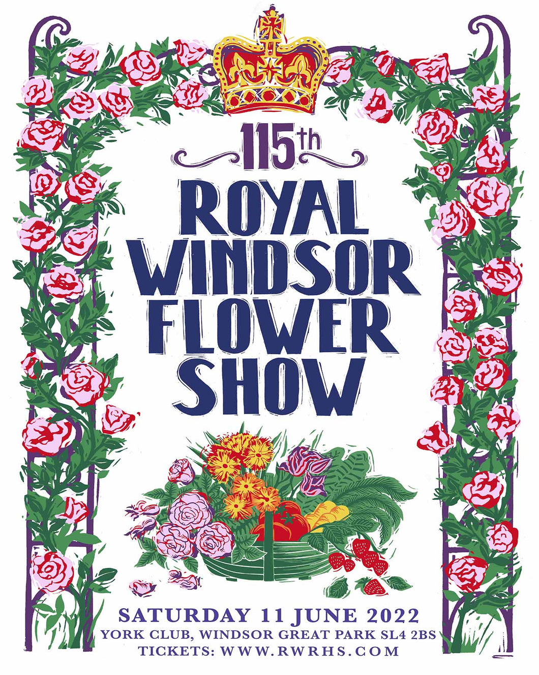 2022 - 115th Royal Windsor Flower Show Limited Edition Print