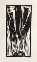 Load image into Gallery viewer, Linocut print Leeks Ingredients prints by Kate Guy Prints
