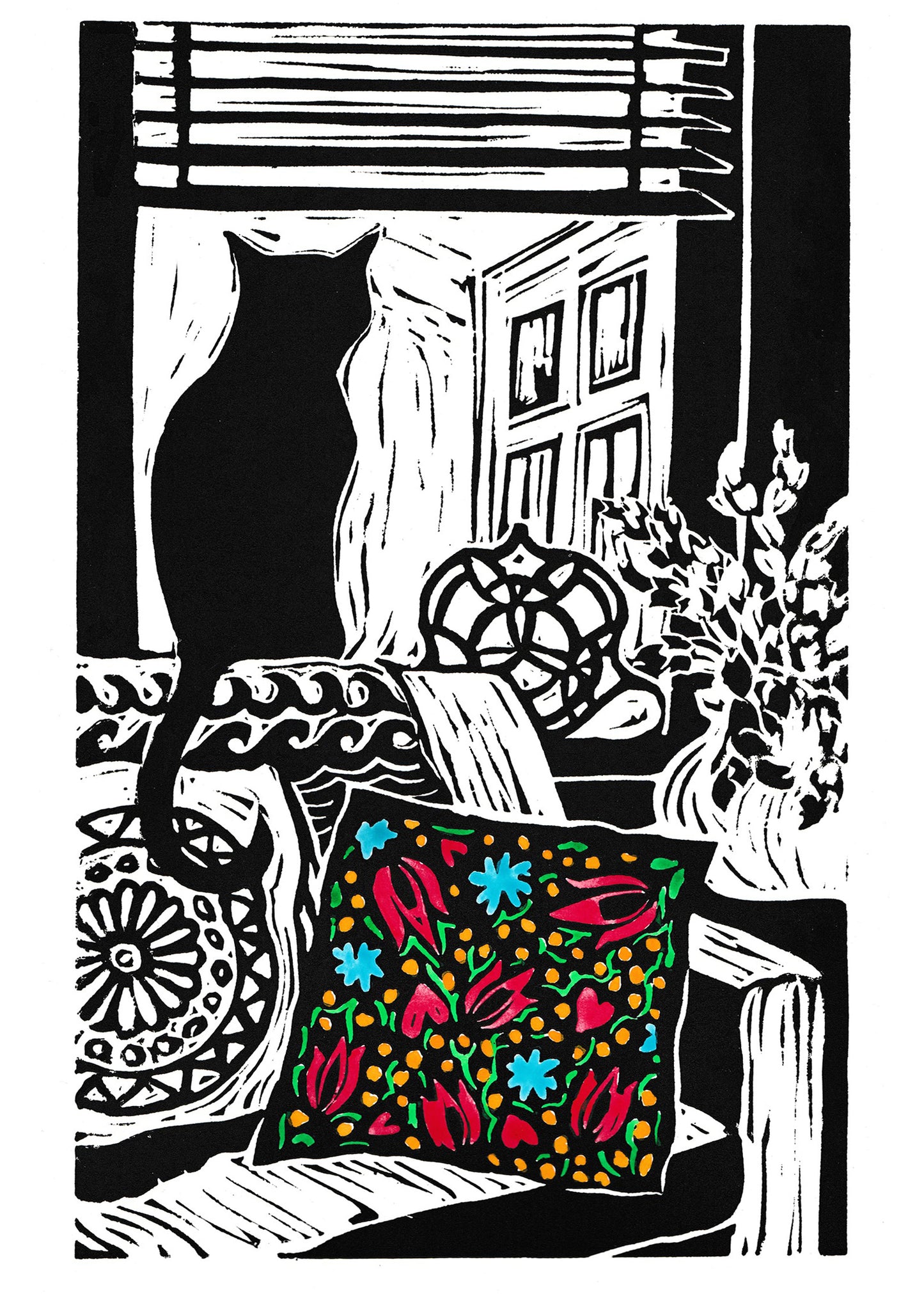The Non-Adventures of Lockdown Cat - Set of three greetings cards