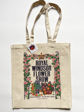 Load image into Gallery viewer, Tote Bag for the Royal Windsor Flower Show 2023 by Kate Guy Prints
