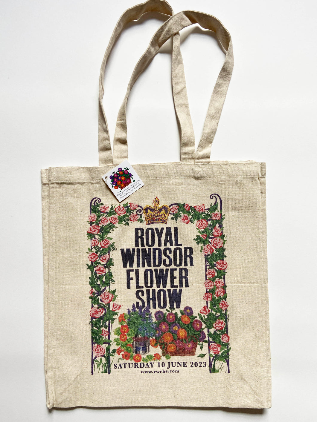 Tote Bag for the Royal Windsor Flower Show 2023 by Kate Guy Prints