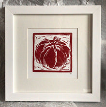 Load image into Gallery viewer, Linocut print beef tomato Ingredients prints by Kate Guy Prints
