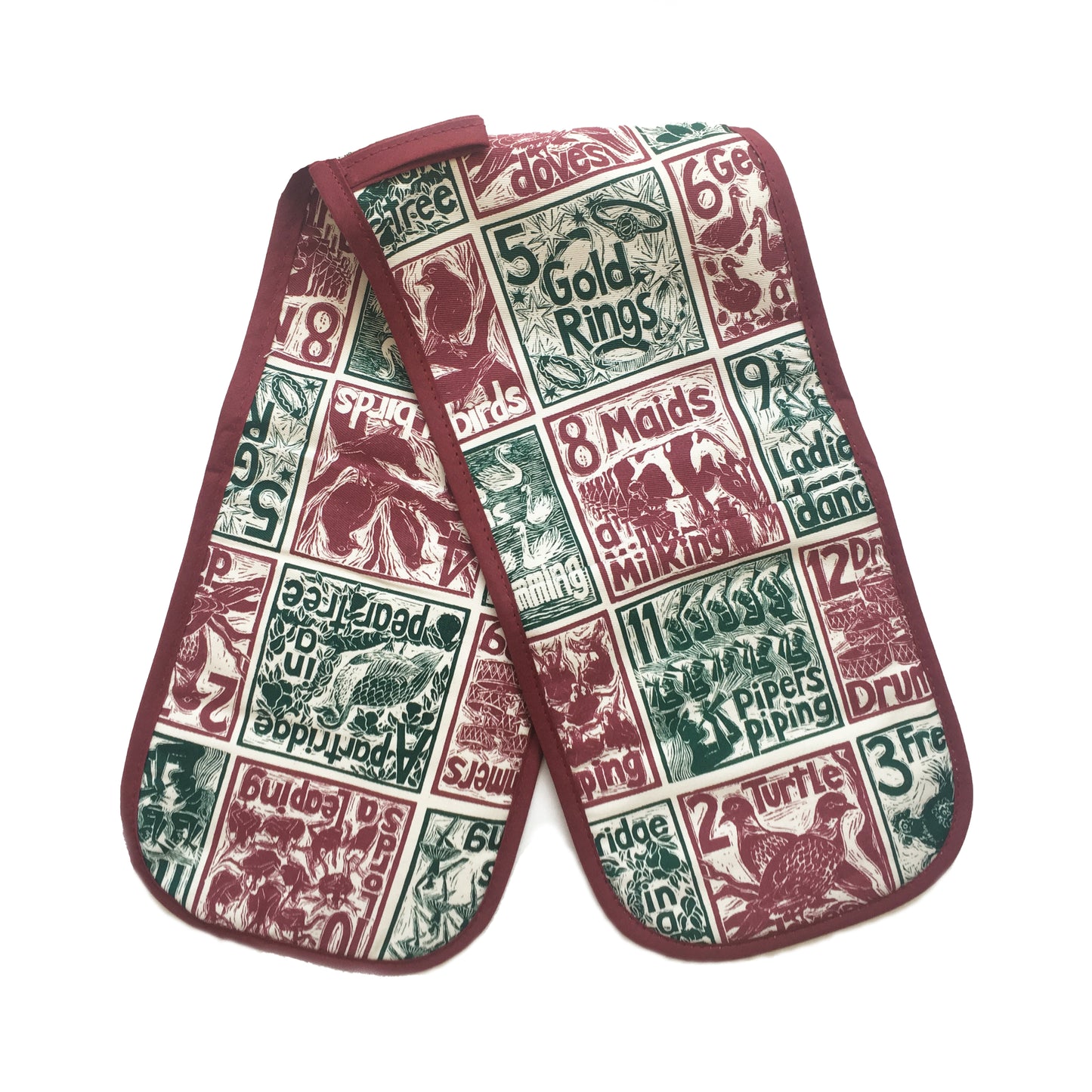 Tea Towel and Double Oven Glove Mix & Match Gift Set